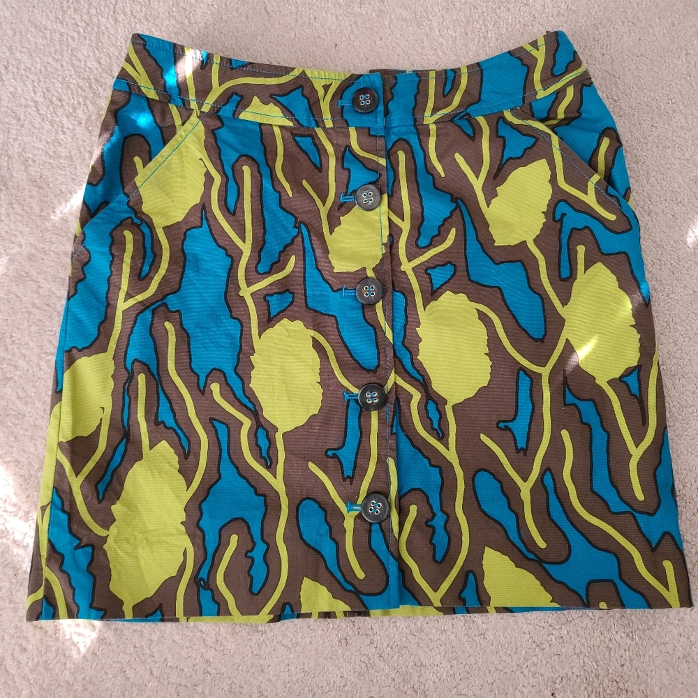 Etcetera Button Pencil Skirt with Pockets